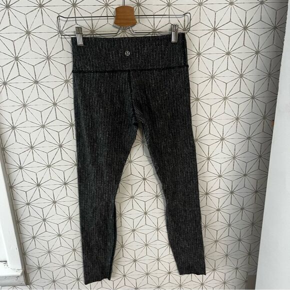 Lululemon Wunder Under Gray Speckle Legging 27” - Picture 5 of 6